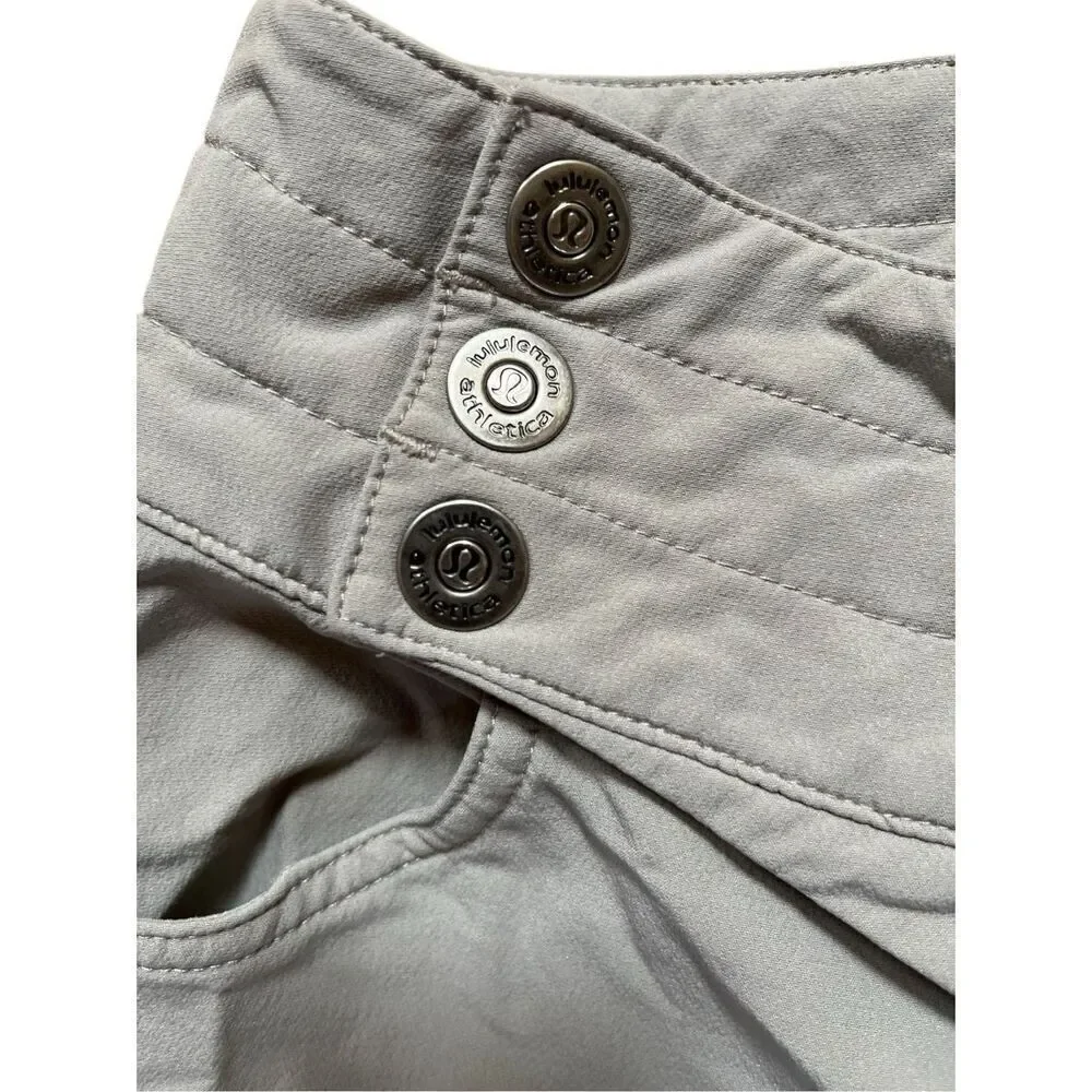 Lululemon Hiking Chino Bermuda Shorts In Tan Women’s 4